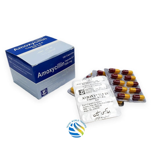Amoxycillin (Amoxicillin Trihydrate B.P.) 500mg Capsules