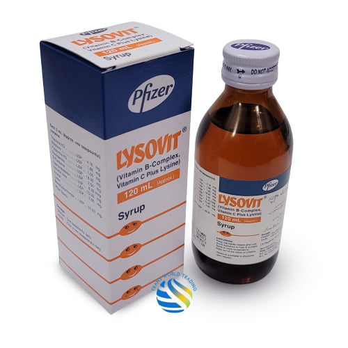 LYSOVIT SYRUP (Vit B+Vit C+ Lysine) by PFIZER