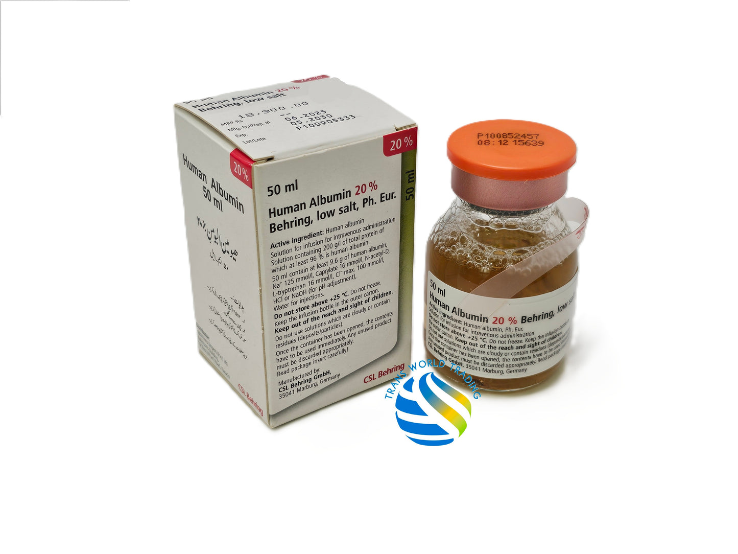 Human Albumin 20% 50ml / 100ml