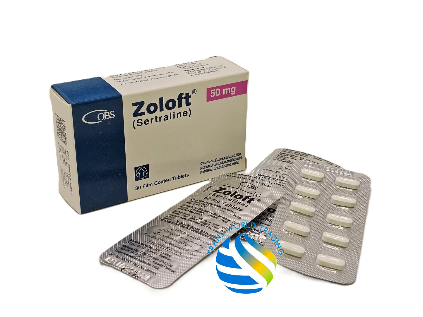 Zoloft Tabs 50mg (Sertraline)
