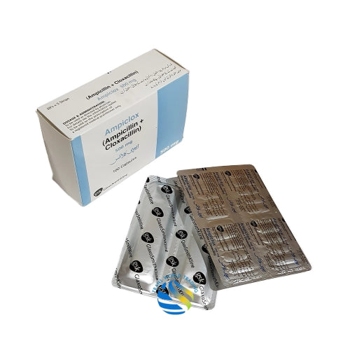 Ampiclox (Ampicillin + Cloxacillin)  Capsules