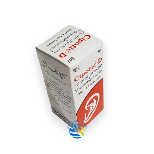 Cipotic D (Ciprofloxacin) Ear Drops