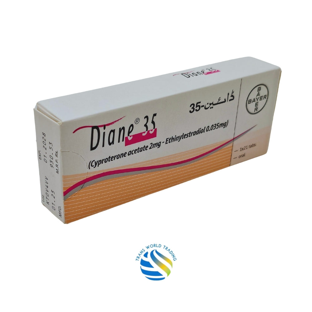 Diane-35  (Cyproterone acetate 2mg - Ethinylestradiol 0.035mg)