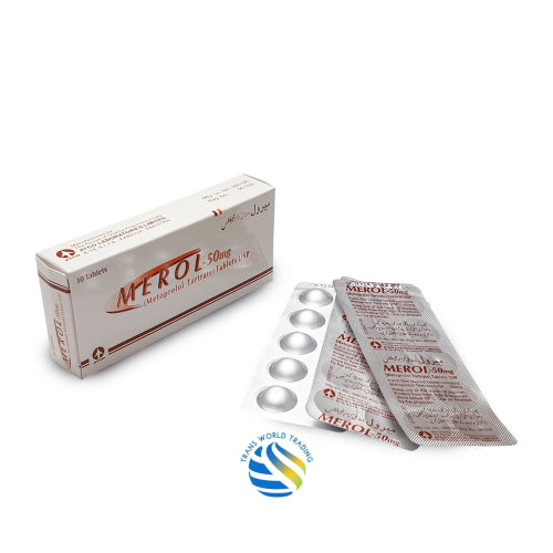 MEROL-100 mg Tablets (Metoprolol Tartrate Tablets USP)