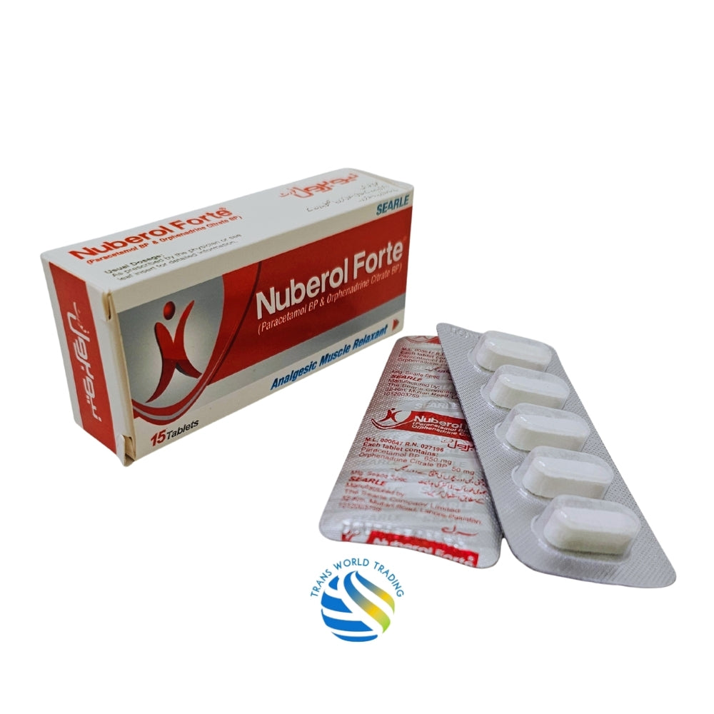 Nuberol Forte (Paracetamol BP & Orphenadrine Citrate BP)