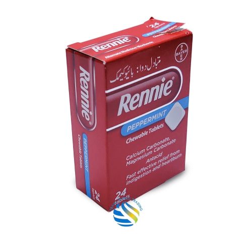 RENNIE PEPPERMINT CHEWABLE BAYER
