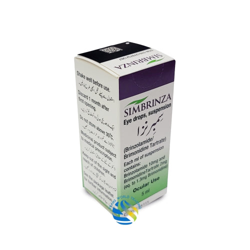 Simbrinza Eye Drops (BRINZOLAMIDE + BRIMONIDINE)