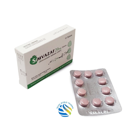 SIMVAZAF 20mg Tablets (Simvastatin tablets USP)