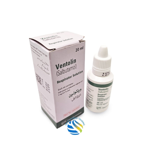 Ventolin Respiratory Solution 20ml GSK (Salbutamol)