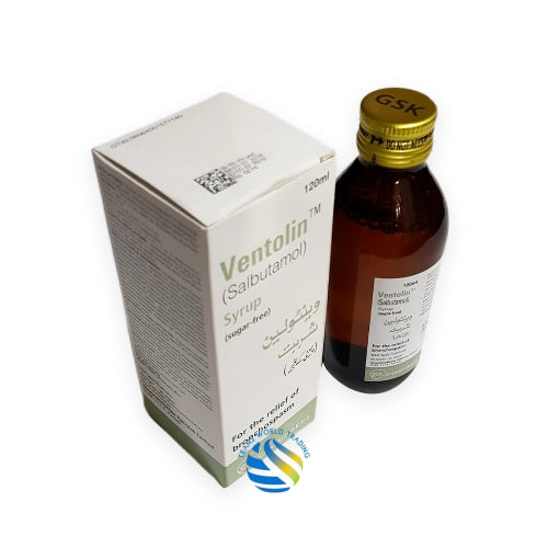 Ventolin (Salbutamol) Syrup (sugar-free)