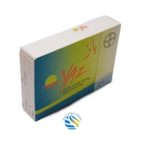 YAZ (Ethinylestradiol 0.02mg Drospirenone 3mg)  Tablets